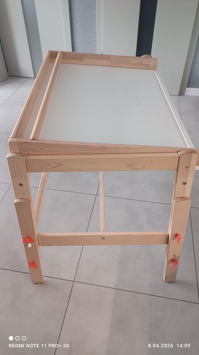 Biurko dziecięce regulacja wysokosci IKEA Flisat