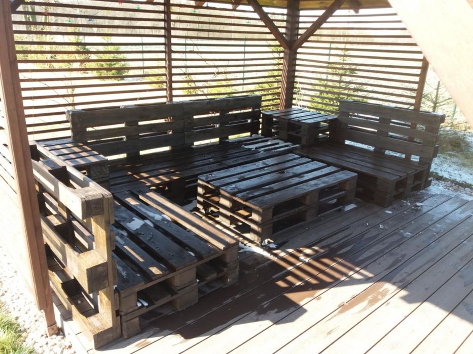 Meble ogrodowe z euro palet