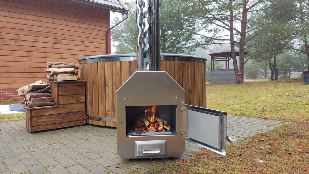 Balia Ogrodowa Gorąca Beczka (opcja HOLENDERSKA) LED