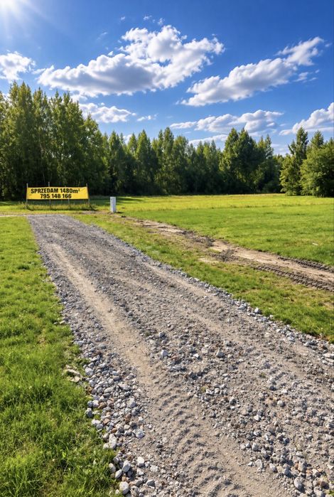 Działka budowlana 1480 m² | MPZP | prąd na działce | Lucynów | blisko S8