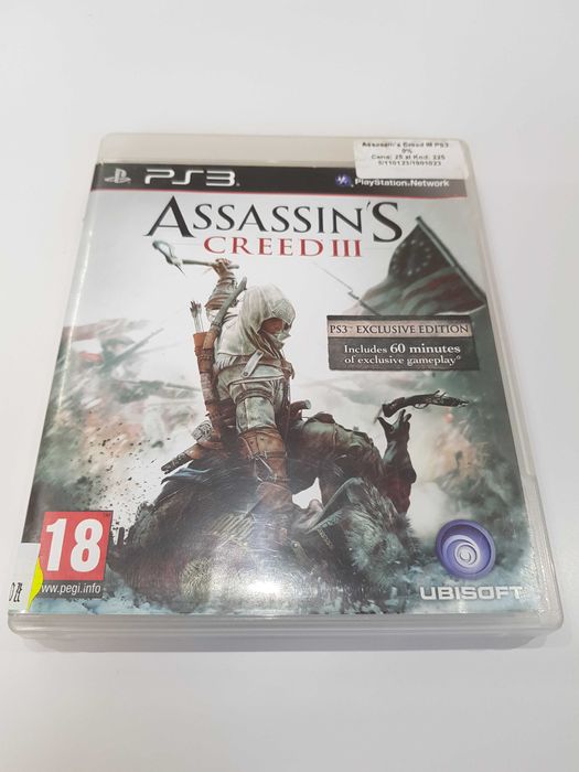 Assassin's Creed III PS3 Sklep Iława