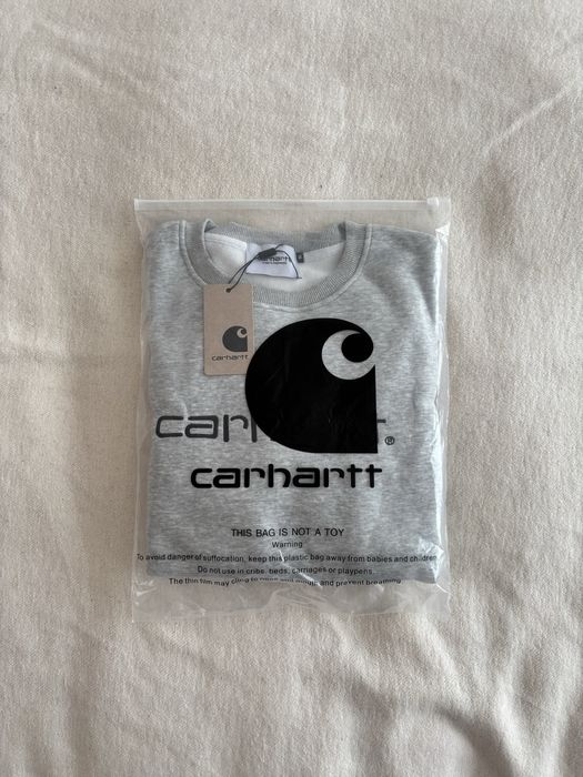 Sweat Carhartt, cinza, tam. M