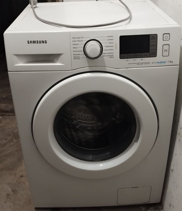 Pralka Samsung Ecobubble uszkodzone łożysko bębna