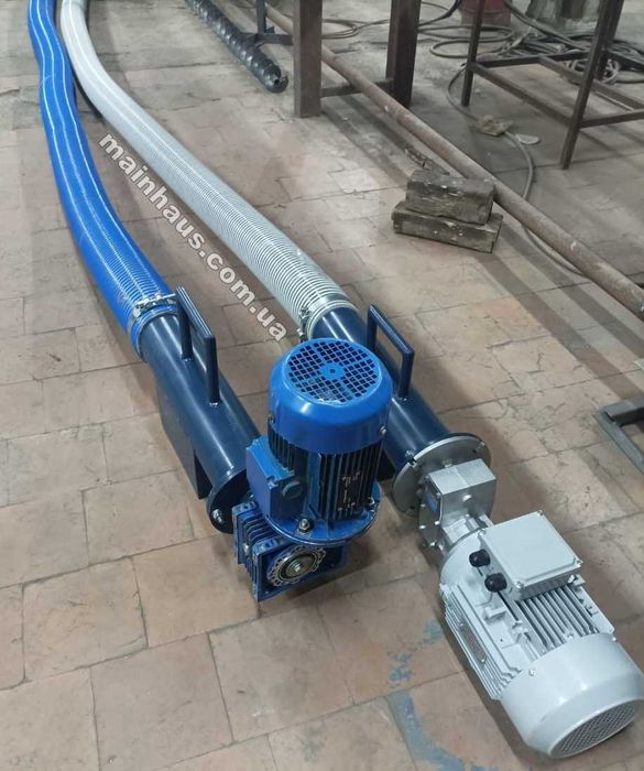 погрузчик зерна гнучкий шнек гибкий FA90 для сої 8 м. в рукаві PU