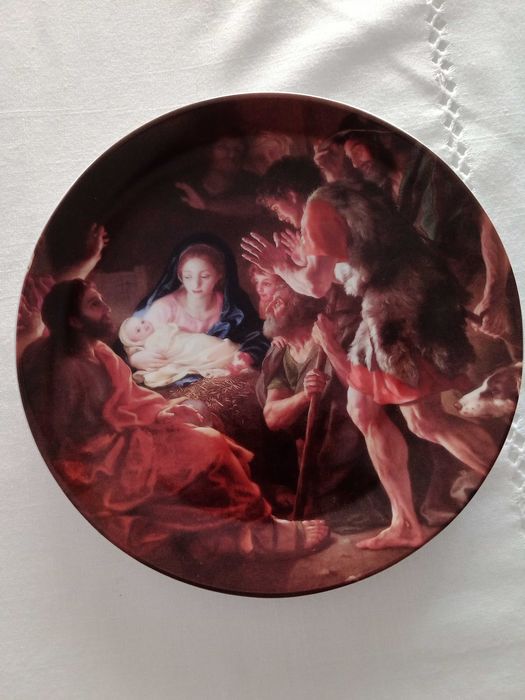 Prato de natal n.ºs 28 e 29 de 1998 e 1999 da Vista Alegre