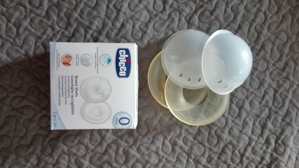 Conjunto / par de conchas de amamentação