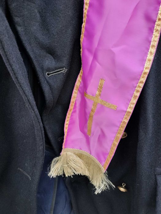 Płaszcz kapelan Wehrmacht Rekonstrukcja