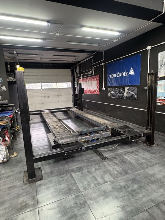 Podnośnik czterokolumnowy najazdowy car-lift ostr wlkp diagnostyczny geometria beissbarth bosch stenhoj ostrow redats