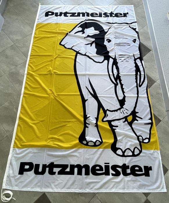 Putzmeister прапор 1,5х2,5м два різновида нові запечатані в упаковках