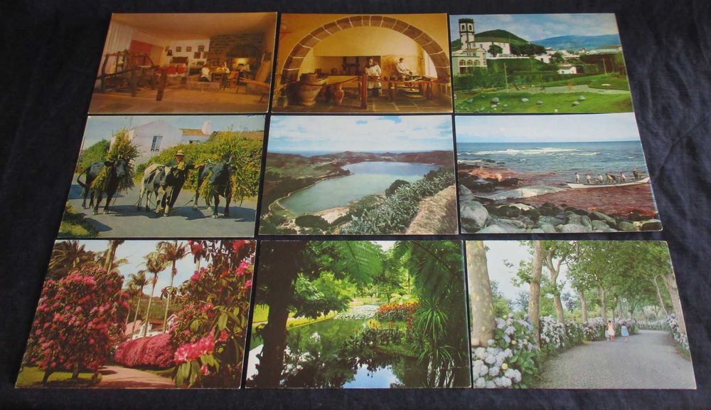 Postais Antigos Vintage de Portugal Ilha dos Açores