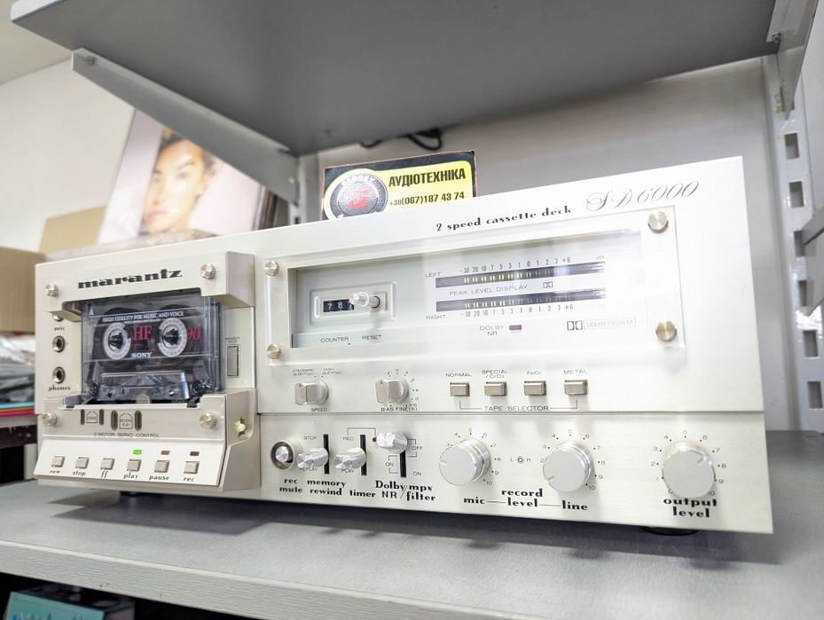 ТОП Marantz SD 6000. Stereo Cassette Deck. MPX, DC Servo. Вес 8 кг. JAPAN