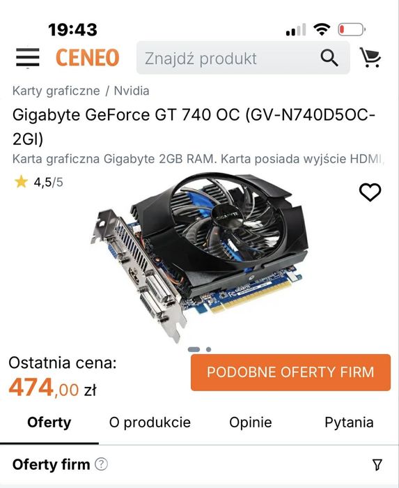 Komputer stacjonarny  Core i5 7gen. RAM 8GB DDR4