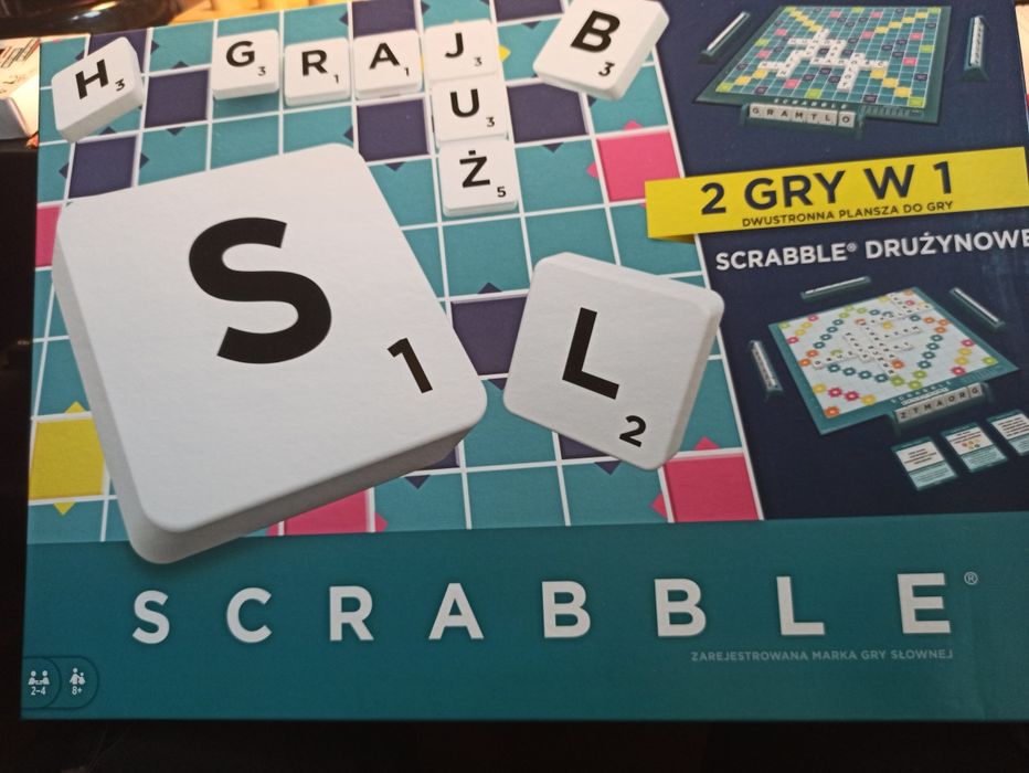 Scrabble drużynowe 2 gry w 1