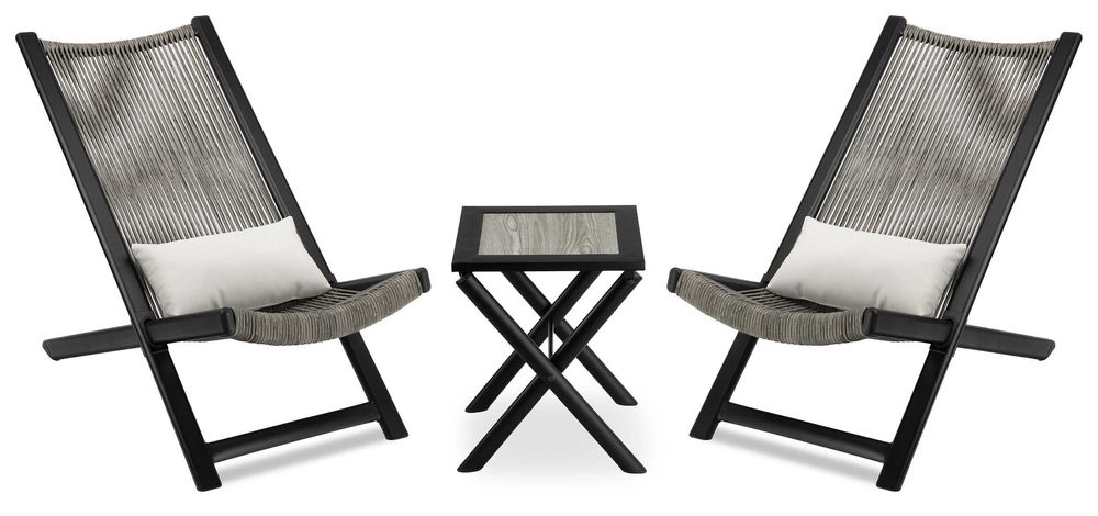 Zestaw mebli ogrodowych CHILL ONYKS