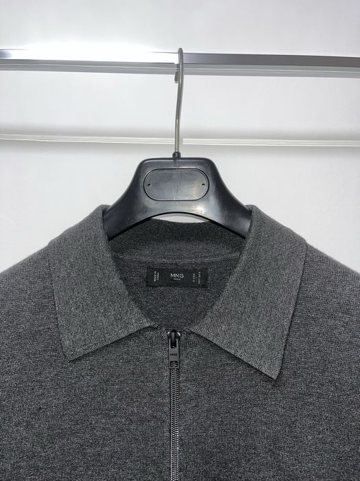 MANGO мужской кардиган свитер на замке / Размер L