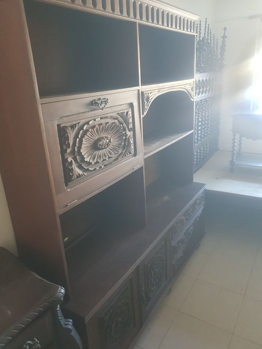 Conjunto de Mobiliário Antigo – Estilo Indo-Português / Barroco Reviva