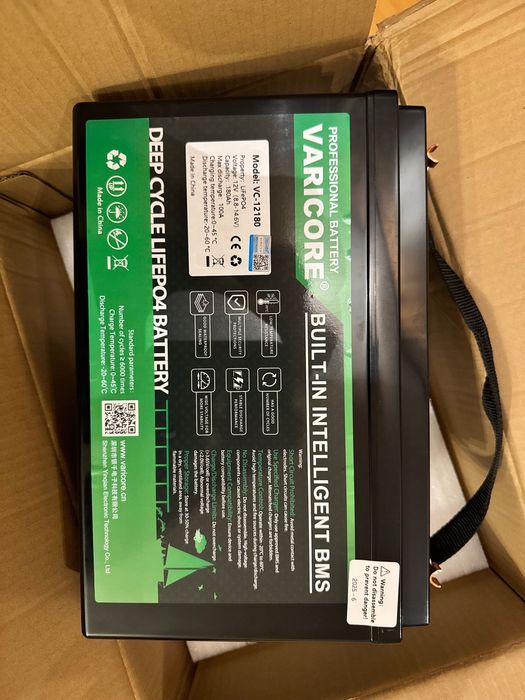 Акумуляторна батарея LiFePO4 12 В 200 ач 180 Ач Varicore +BMS Акція!