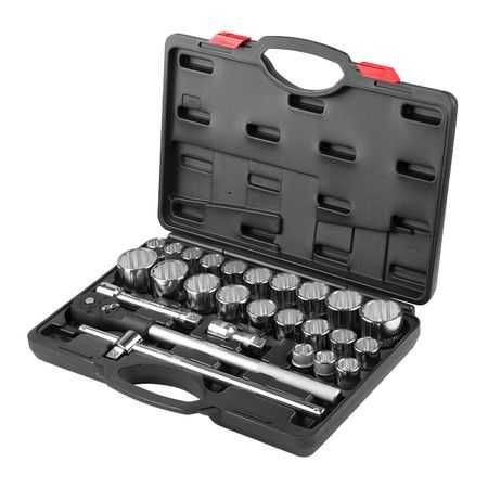 Набір інструментів, проф.3/4",Cr-V,26од.гол22-50 ммINTERTOOL ET-6026