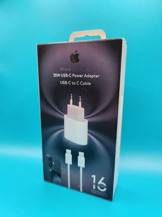 Зарядний пристрій 35W USB-C та кабель USB-C to C для iPhone 16 Pro Max