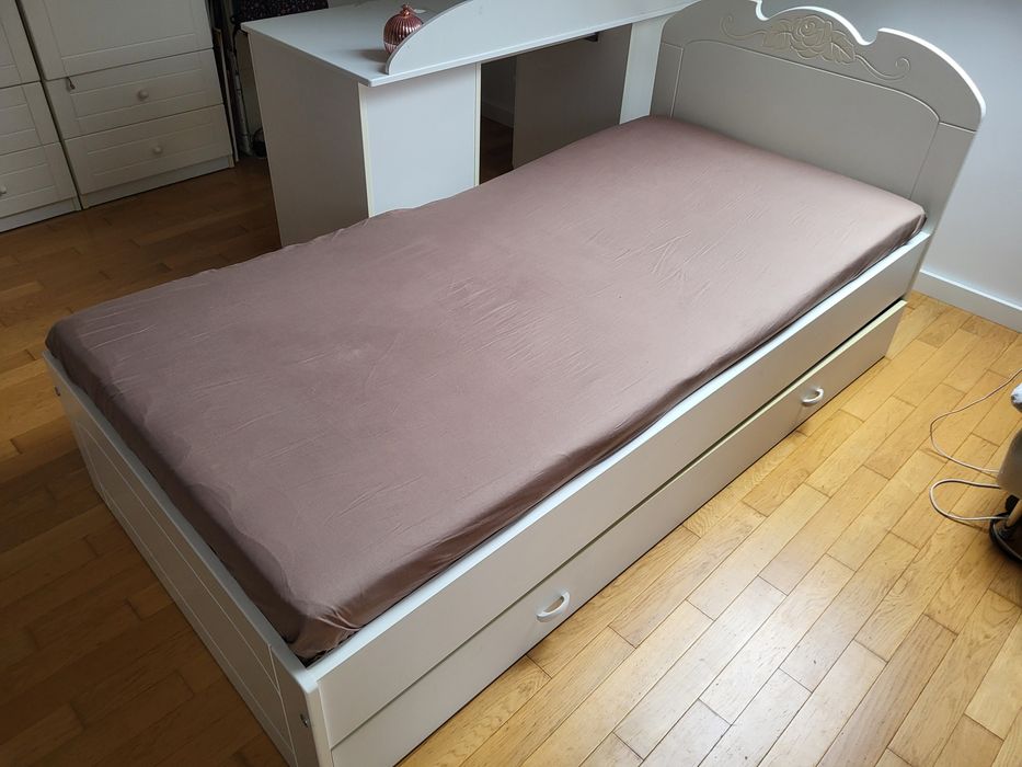 Łóżko dziewczęce  Meblki Bianco Fiori