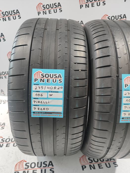 2 pneus semi novos 275-40R20 Pirelli - Oferta dos portes