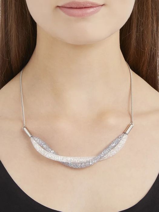 Komplet Swarowski. Stardust White
