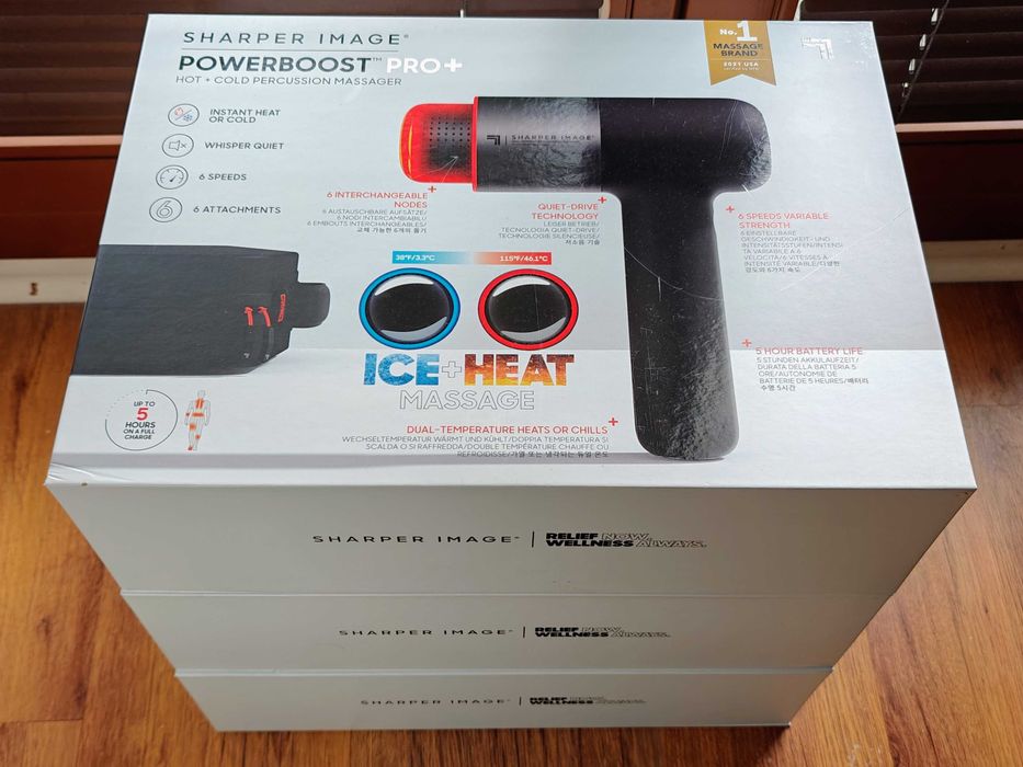 3x Sharper Image Powerboost Pro+ – uszkodzone, na części / do naprawy
