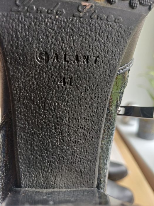 Buty damskie, botki, rozm.41, skórzane,  Galant