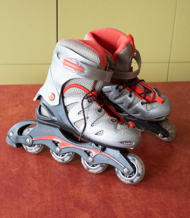 Patins em linha criança 33-36 + Protecções + Saco de transporte