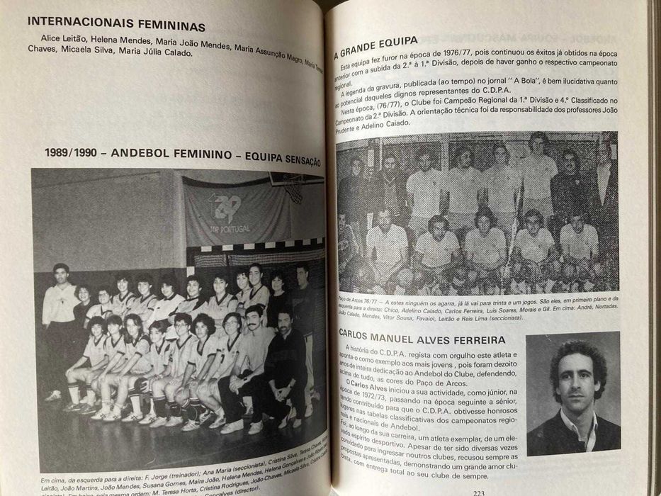 História do Clube Desportivo de Paço de Arcos, de José Coelho