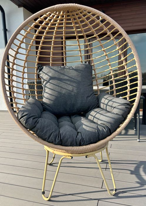 OKAZJA Fotel ogrodowy technorattan