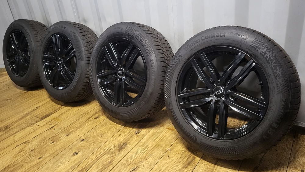 Felgi Koła AUDI 18" 5x112 z oponami 235/60 R18 7mm Q5 SQ5 Vw Tiguan