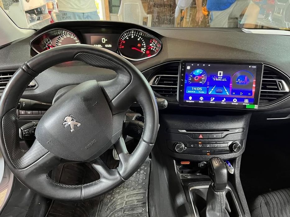 Rádio Peugeot 308 Android 14 com GPS (Novo)