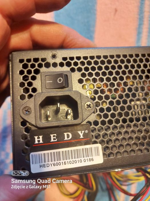 Zasilacz komputerowy Hedy 600 W
