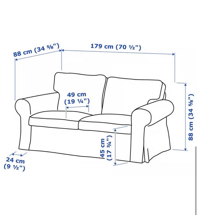 Sofa Ektorp 2-osobowa Totebo