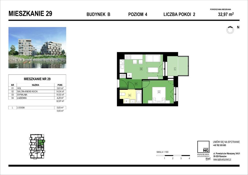 SPRAWDŹ | 2 pokoje| PK River| NG Development