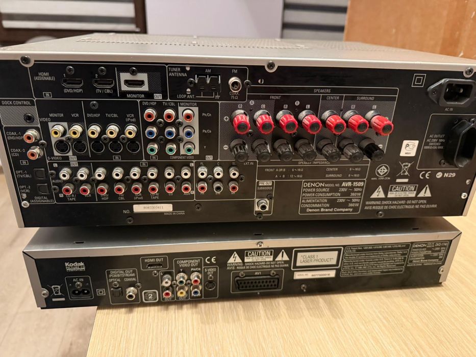 Denon AVR 1509 + zestaw głośników