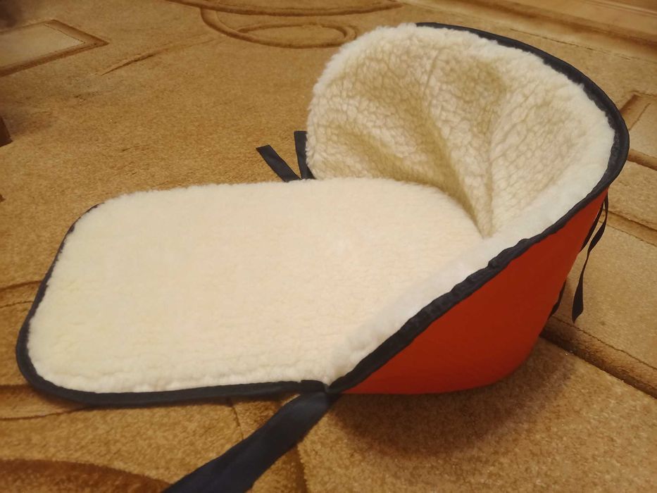 Матрасик (вкладиш) в санки, коляску, теплий, не продувається, якість!