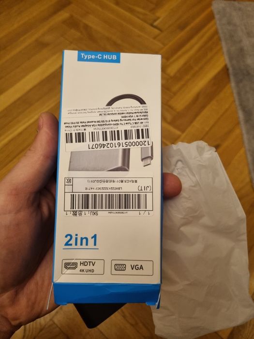 Przejściówka USB-C to HDMI/VGA