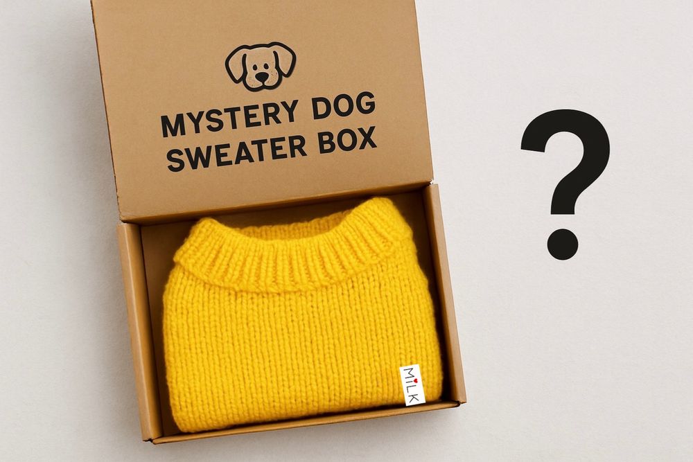 Бокс сюрприз з вязаною кофтою для кота/ собаки русної роботи