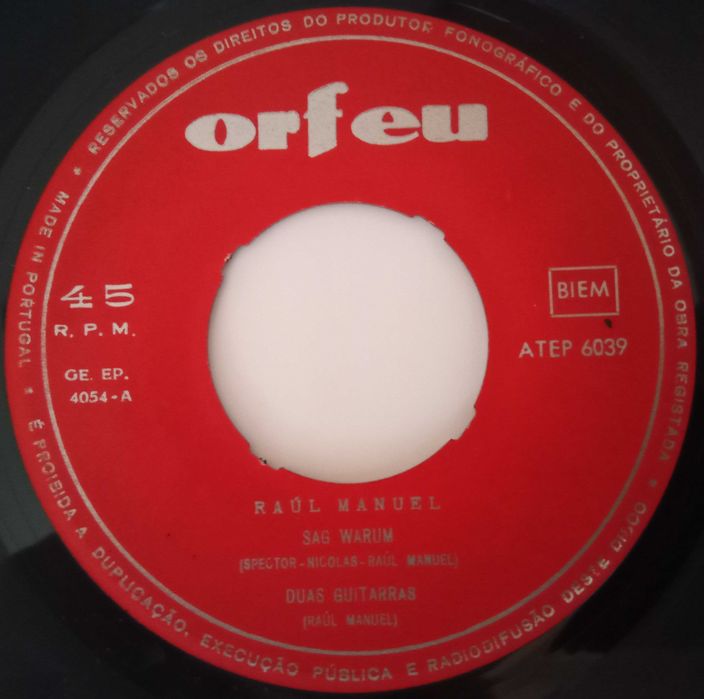 Raul Manuel	- - - - -	Sag Warum	- - - - -	EP