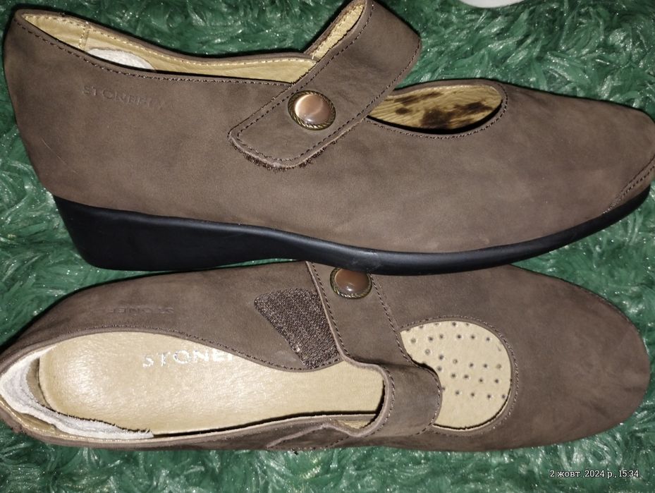 Шкіряні туфлі бренду Stonefly 38 розмір