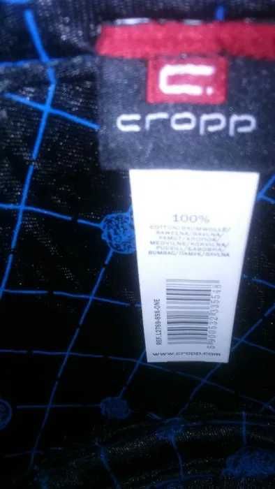 Kapelusz Cropp granatowy w prążki unisex