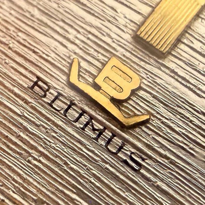 Zegarek Blumus Gold - 14k Złoto - Bark Finish Dial - Nos - 1960s