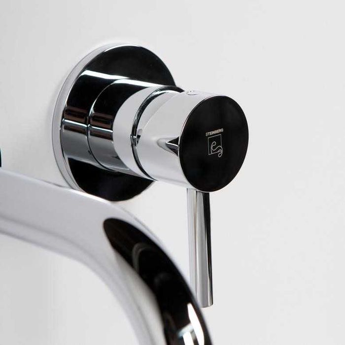 Steinberg 100 Bateria umywalkowa ścienna chrom 100.1801