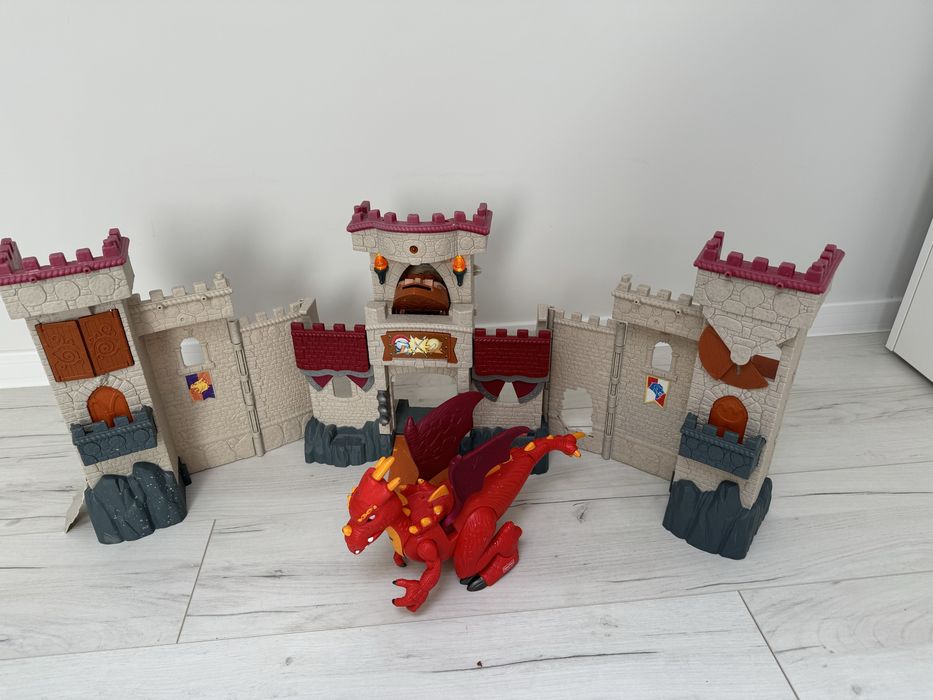 ZAMEK Fisher Price Imaginext SMOK RYCERZE