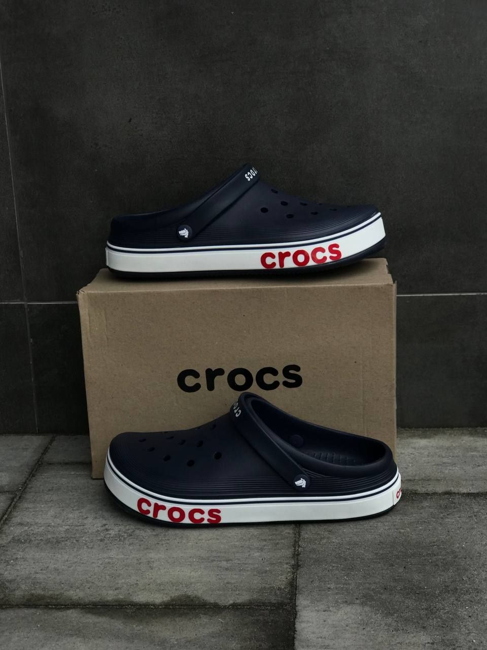 Мужские шлепанцы крокс синие тапочки crocs: 699 грн. - Шлепанцы Киев на Olx