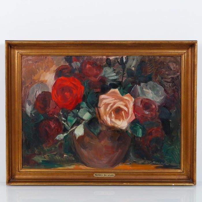 Quadro antigo assinado ( Espiga Pinto )