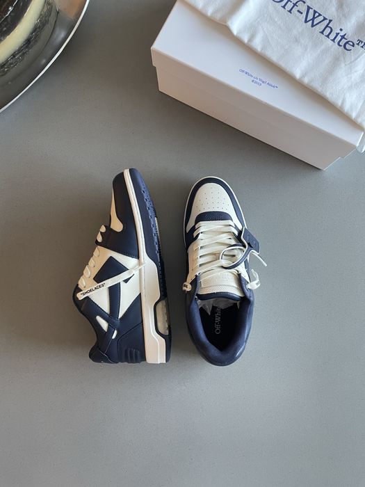 Off-White Out of Office Blue Sneakers