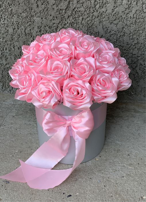 Букет из лент, букет з атласних стрічок